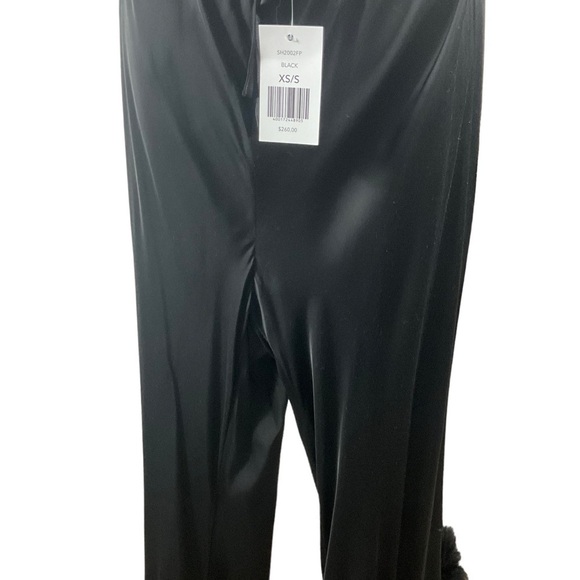 Sleeper Boudoir Feather Trim Flare Trousers NWT - Picture 8 of 15